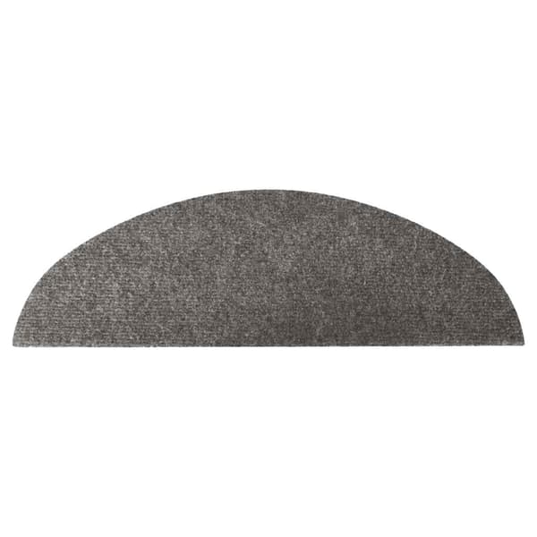 vidaXL Trappetrin selvklæbende 15 stk. 56x17x3 cm grå grå gray