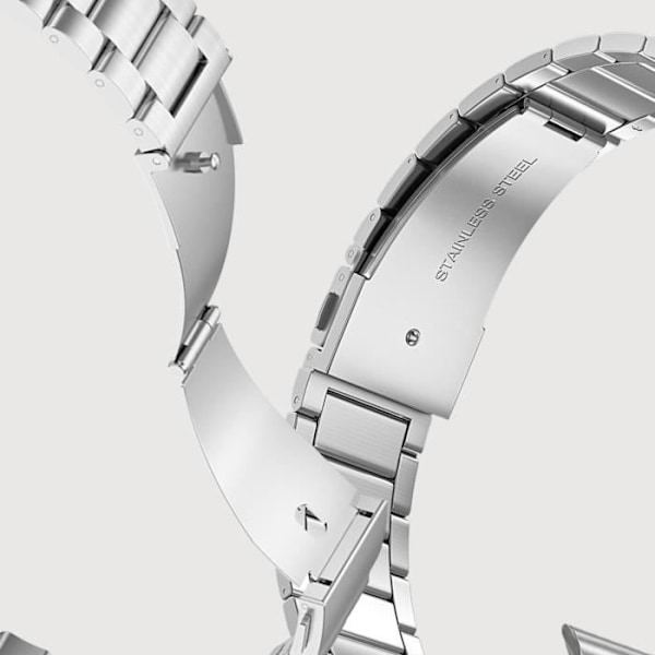 Rannekoru Apple Watch 41mm / 40mm / 38mm Linkit Teräs Hopea