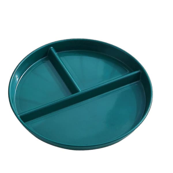 Portion Control Dinner Plate For Adults With 3 Compartments - Essential For Home Kitchen
