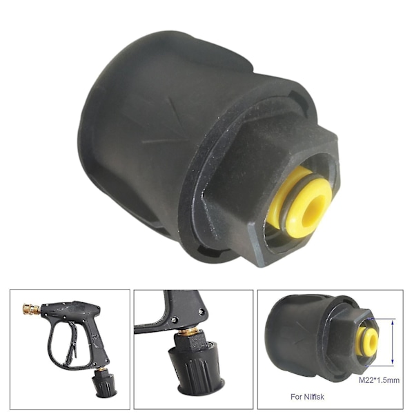 Db NY Högtryckstvätt Adapterset Adapter Kit, M22 Anslut Snabbkoppling För Nilfisk Tillbehör Delar