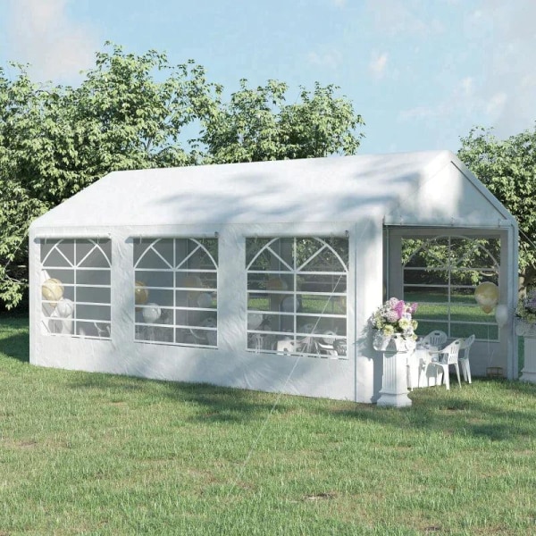 Rootz Pavillon - Outdoor Autoteltta - Raskaiden autojen katos - Juhlateltta 8 teräsjalalla