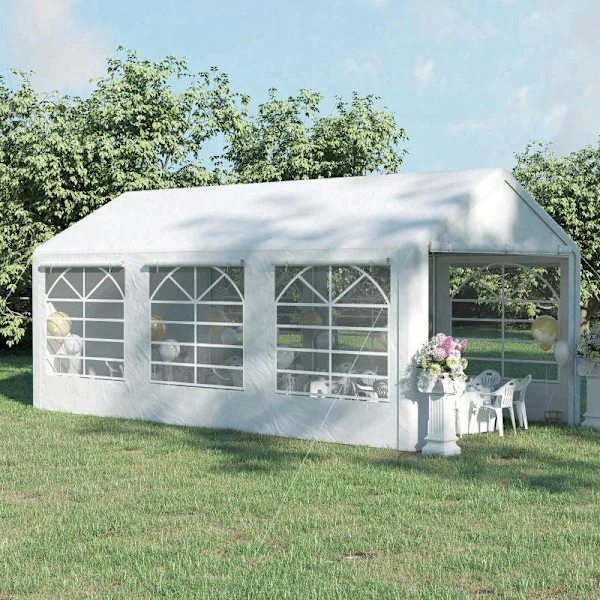 Rootz Pavillon - Utomhusbilstält - Heavy Duty Car Canopy Shelter - Partytält med 8 stålben