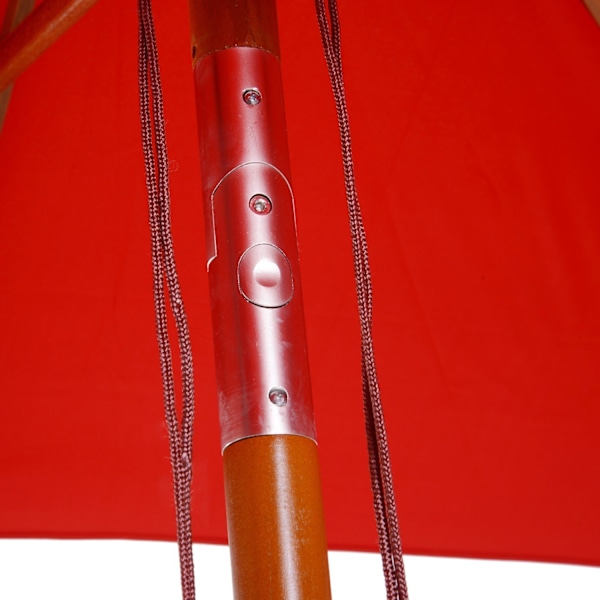 Rootz Rectangular Bamboo Parasol - Outdoor Paraply - Luting Sunshade - Optimal Sun Protection - 2L X 1,5W X 2,35H M