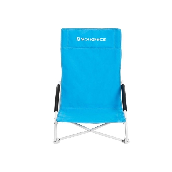 Rootz Beach Chair - Solstol med hög rygg - Fällbar strandstol - Bärbar strandstol - Lätt strandstol - Canopy Beach Chair - Justerbar strandstol - Stra