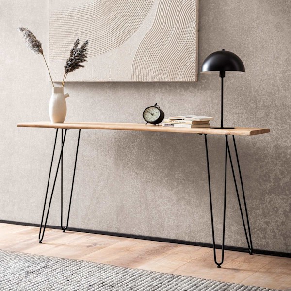 Rootz Chic Console Table - Modern Console Table - Expressive Furniture - Handmade Quality - 150cm x 36cm x 75 cm