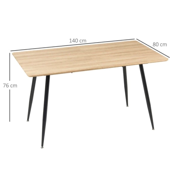 Rootz Scandi Design Matbord - Köksbord - För 4 personer - Träloo