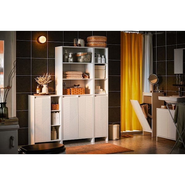 Rootz Tall Cabinet - Storage Unit - Closet Organizer - MDF Material - Easy Access Design - 30x170x30cm
