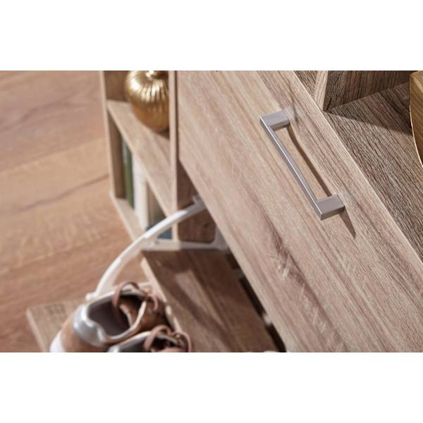 Rootz skab med 2 rum til klappen Skokiste 85x93 cm Skostativ til 12 par sko Commode Shoe tipper moderne