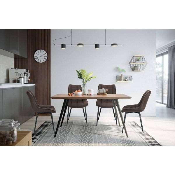 Rootz Elegant Dining Chair Set - Moderna stolar - Bekväma sittpl