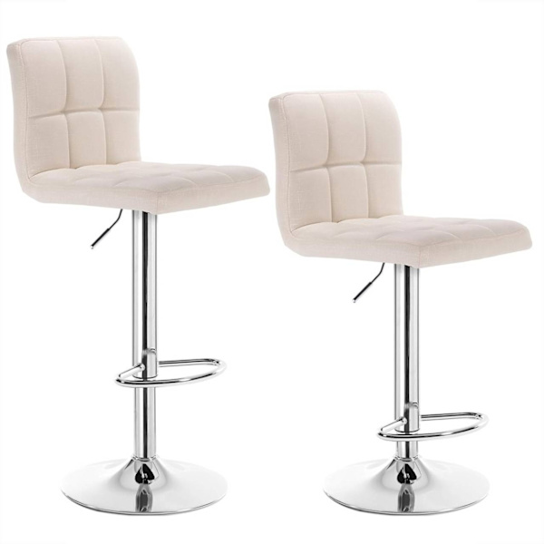 Rootz Justerbar Barstol - Bordskammel - Drejestol - Ergonomisk design - Høj holdbarhed - Gulvbeskyttelse - 92cm-114cm x 60cm-82cm