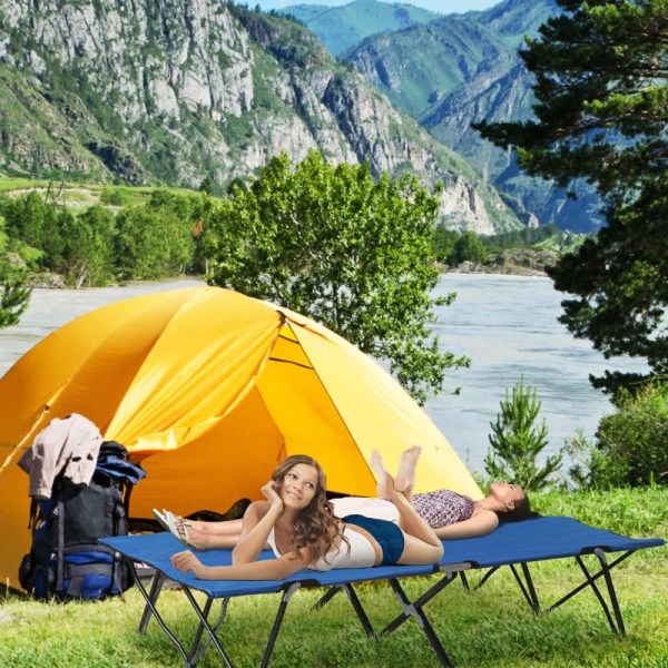 Rootz hopfällbar campingsäng för 2 personer - hopfällbar tältsän