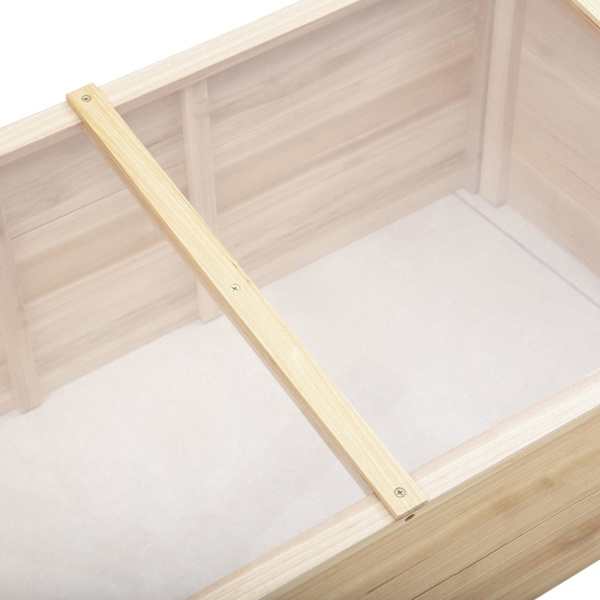 Rootz Greenhouse Woodin kylmäkehys - Naturel - Spar, PC Board - 39,37 cm x 19,68 cm x 13,77 cm