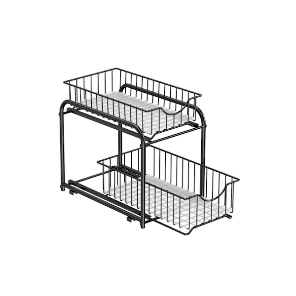 Rootz Steel Classic Black 3-vånings tårtställ - Bakställ - Dessertdisplay - Stålkonstruktion - Platssnål design - Enkel montering - 21 cm x 36,5 cm x