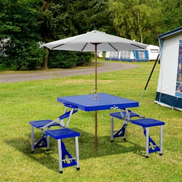 Rootz Camping Pöytä - Piknikpöytä - Puutarhapöytä - 4 istuttava