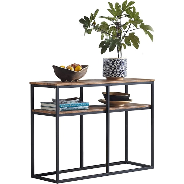 Rootz Console Bord Hall - Bord Vardagsrum - Bordssoffa - Bordssida - Bordsgavel - Bord med 2 hyllor