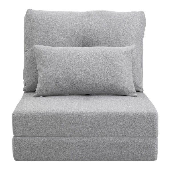 Rootz golvstol vikningsmadrass - sömnmatta - konvertibel säte - 2 -i -1 design - avtagbar kudde - 60 cm x 80 cm x 56 cm och 180 cm x 60 cm x 19 cm