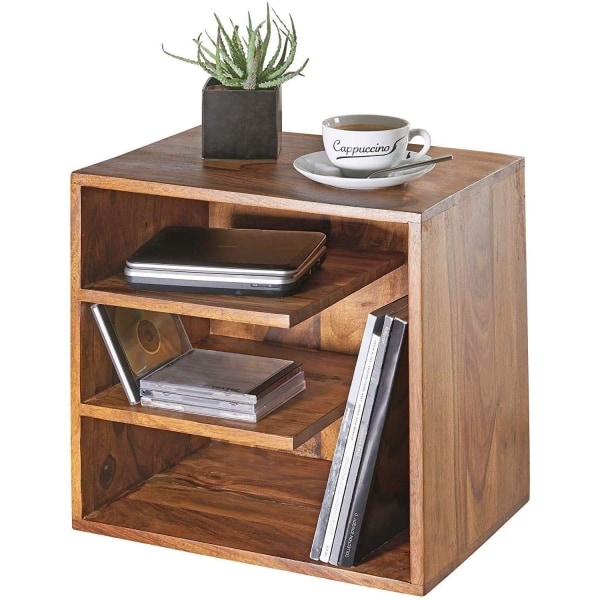 Rootz Sidebord - Træstuebord - Natbord - 43 x 43 x 30 cm