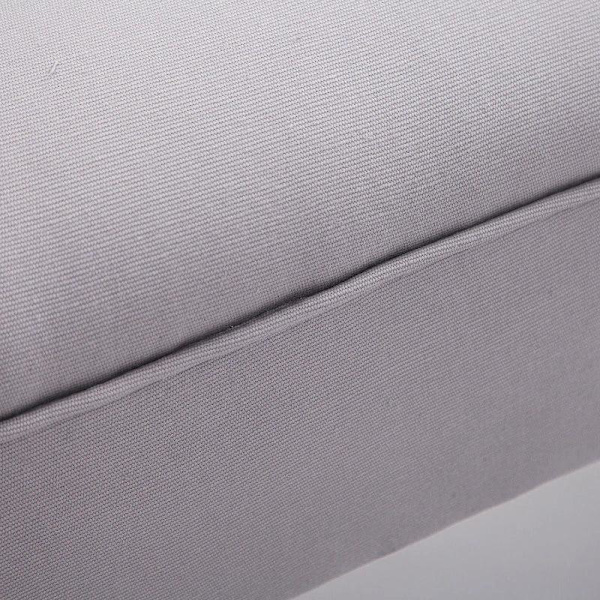 Rootz Soveværelsesbænk - Bænksæde - Polstret bænk - MDF-skum - Grå - 102 x 31 x 51 cm