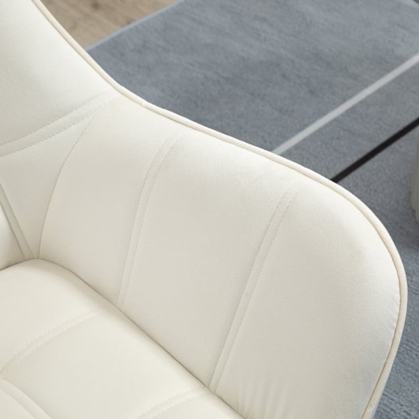 Rootz Scandinavian Style Lounge Chair - Læsestol - Fløjlspolstret stol - Moderne Design - Tyk polstring - 67cm x 61,5cm x 71cm
