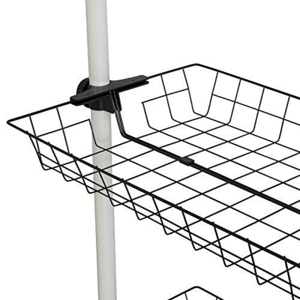 Rootzin teleskooppinen vaatekaapin järjestäjä - Riipputanko - Vaateteline - Säilytyshyllyt