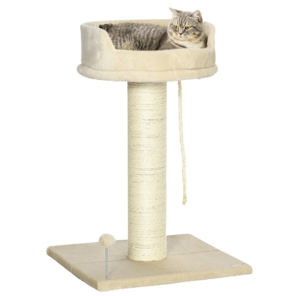 Rootz Cat Tree Play Tower - Raaputustolppa - Kiipeilytoimintakeskus - Pehmomukavuus - 55 cm x 55 cm x 83 cm