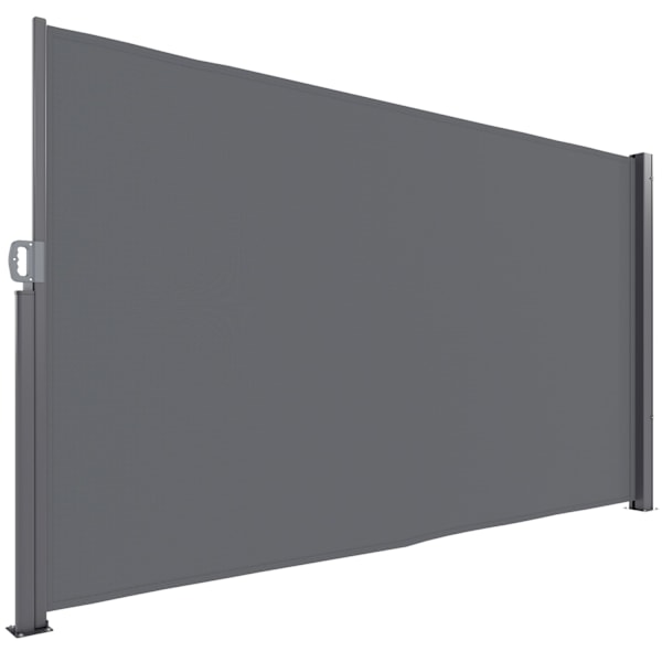 Rootz Side Awner - Udvidelig uigennemsigtig beskyttelse af privatlivets fred - Solbeskyttelse - UV -resistent - 300 x 180 cm