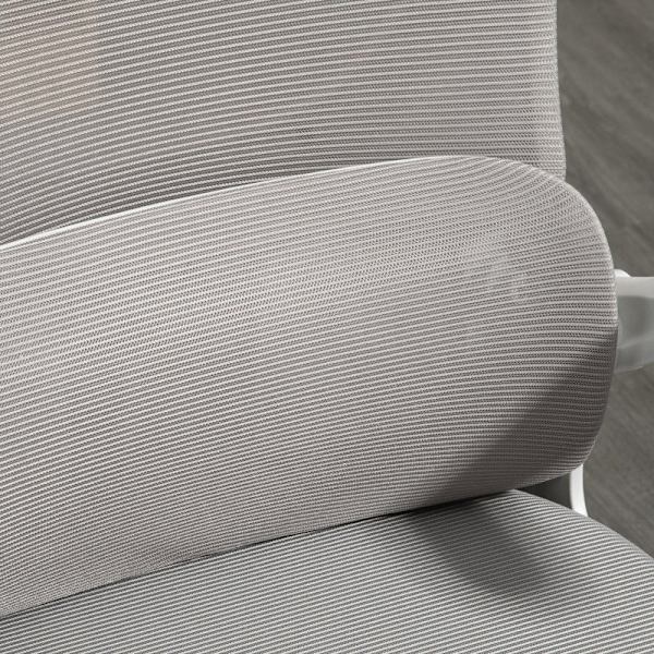 Rootz Vinsetto Kontorsstol - Ergonomisk skrivbordsstol - Justerbar datorstol - Ultimate Comfort - Svankstöd - Lutande ryggstöd - 60cm x 59cm x 114-122
