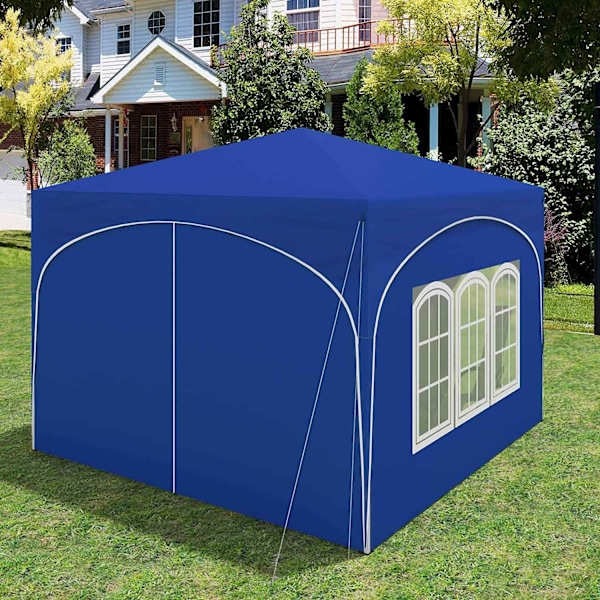 Rootz Ultimate Outdoor Gazebo - Säänkestävä paviljonki - Perheteltta - Vahva teräsrakenne - UV-suoja - Helppo asennus - 3x3m