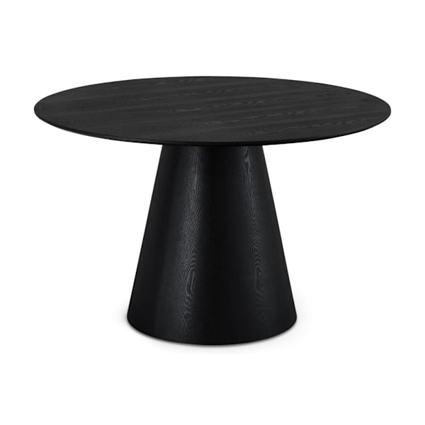 Rootz Matbord - Runt bord - Modernt matbord - Elegant ekfaner - Slitstark MDF-konstruktion - Mysig Atmosfär - 120x120x76 cm