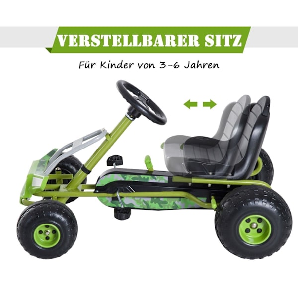 Rootz Lasten mikroauto - Vihreä - Metalli, Muovi - 37,4 cm x 26,18 cm x 22,44 cm