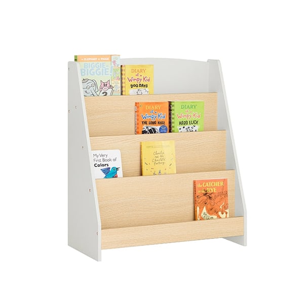 Rootz Montessori reol - Børnebogreol - Børneorganisator - MDF-konstruktion - 61 cm x 71 cm x 30 cm