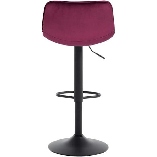 Rootz Barpall - Bänkstol - Vridbara pallar - Sammetssits - Ergonomisk design - 82,5 cm - 104 cm