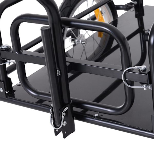 Rootz Cykeltrailer - Sort - Stål, Gummi - 61,02 cm x 28,15 cm x 30,31 cm