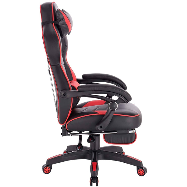 Rootz Ultimate Gaming Chair - Kontorstol - Ergonomisk computerstol - Justerbar, holdbar, nem montering - 121cm-128cm x 45cm-52cm