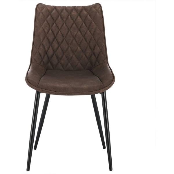 Rootz Set med 4 matstolar - Moderna stolar - Snygga sittplatser - Slitstarkt konstläder - Ergonomisk design - Enkel montering - 85,5 cm x 46 x 40,5 cm