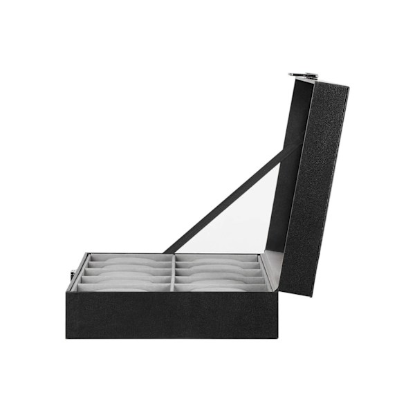 Rootz Watch Box - Klockorganisator - Klockförvaring - MDF-brädor - PU - Sammet - Glas - Skyddar klockor - Snygg dekoration - Utmärkt presentidé - 25 c