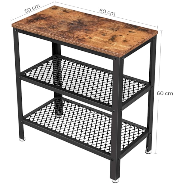 Rootz Deluxe Sidobord - Bord - Sidobord - 60 x 30 x 60 cm