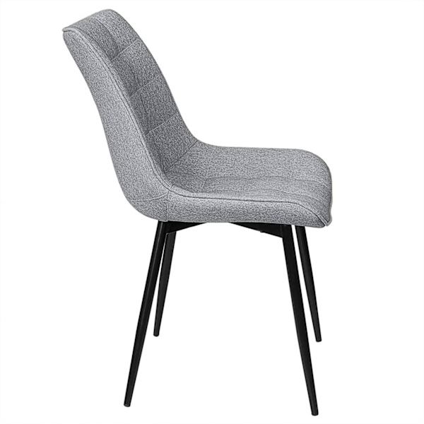 Rootz Set med 4 matstolar - Moderna köksstolar - Snygga sittplatser - Slitstark metallstomme - Ergonomisk komfort - Golvskydd - 46 x 40,5 cm Sitsstorl