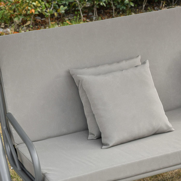 Rootz 3-sits Gunga - Brun - Stål, polyester, stoppning - 85,82 cm x 47,24 cm x 66,14 cm