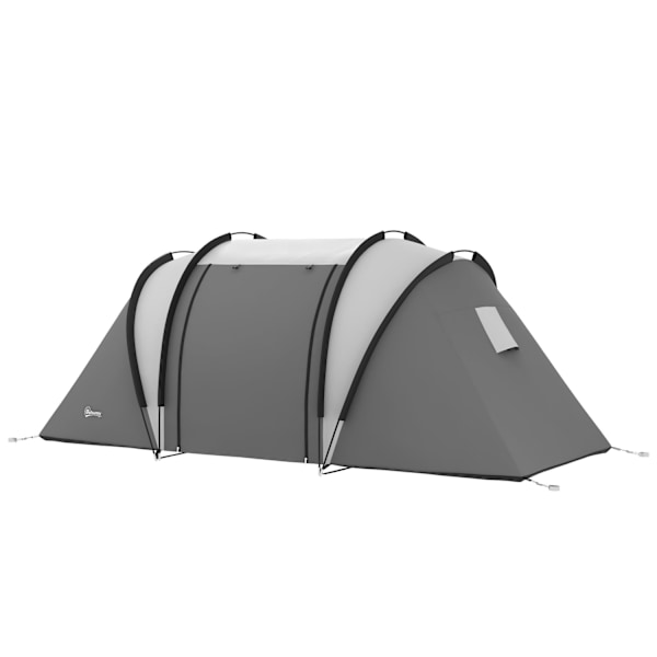 Rootz Campingtelt - Familietelt - Tunneltelt - Vandafvisende - Let transport - 450 cm x 220 cm x 180 cm