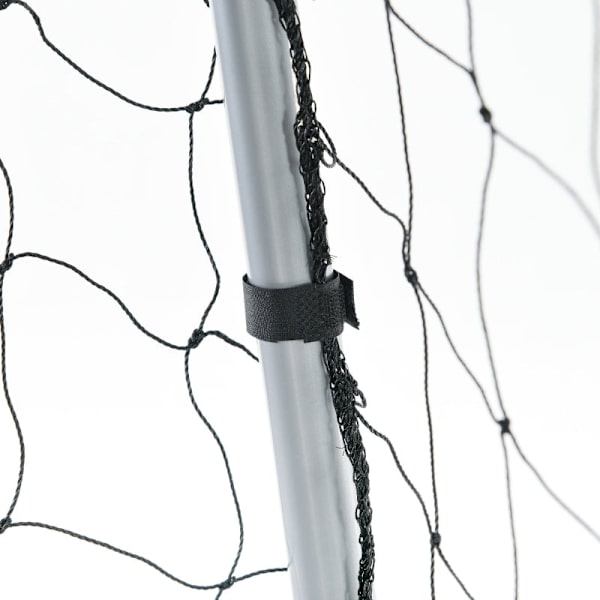 Rootz bærbart fodboldmål - Fodboldnet - Træningsmål - Robust stålramme - Vejrbestandigt net - Nem opsætning - 300 cm x 120 cm x 200 cm