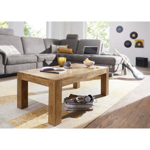 Rootz Soffbord - Soffbord - Massivt trä - Acacia - 110 x 60 cm - Rektangulärt - Naturligt