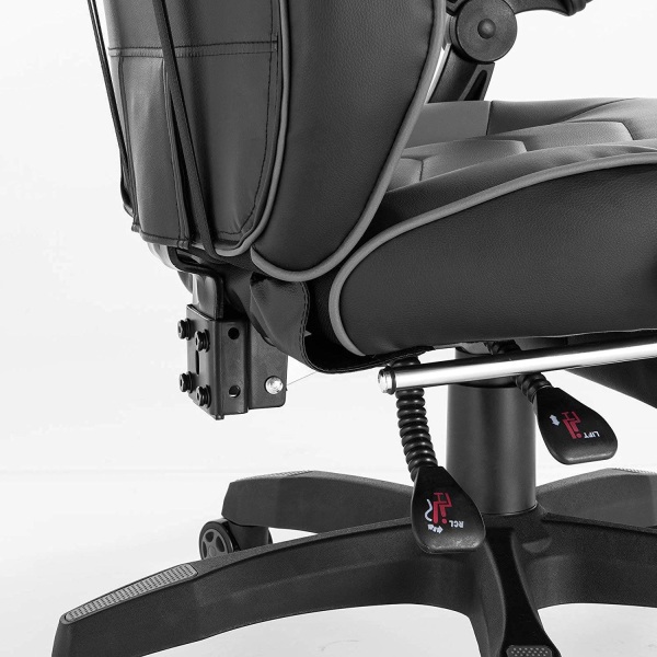Rootz Ultimate Gaming Chair - Ergonomisk kontorstol - Justerbar computerstol - High-Density Foam Support - Justerbar højde 121cm-128cm - Sæde 56cm x 4