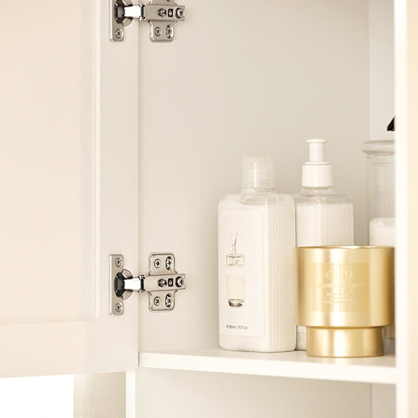 Rootz Tall Badrumsskåp - Förvaringsenhet - Tvätthållare - MDF Furu - Tippskydd - 33cm x 171cm x 32cm - 2-delad set