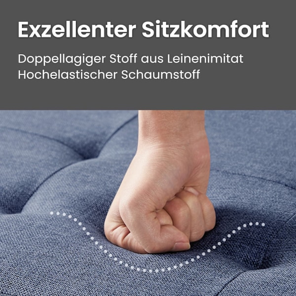 Rootz sæde afføring med opbevaringsplads - sammenfoldelig bænk - opbevaringsboks - max. Statisk støtte 300 kg - 38,1 cm x 76,1 cm x 40,1 cm