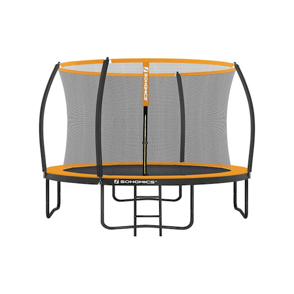 Rootz 366cm Trampolin - Havetrampolin - Fitness Trampolin - Tætmasket sikkerhedsnet - Galvaniseret stålramme - 366cm Diameter - 90cm Afstand fra jorde