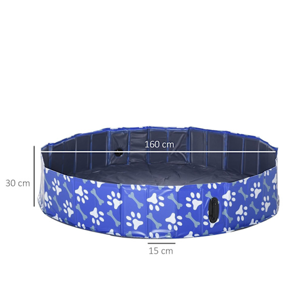 Nancy's Alberton Hondenbad - Blauw - Pvc, kompositpanel - 14,17 cm x 13,39 cm x 3,54 cm