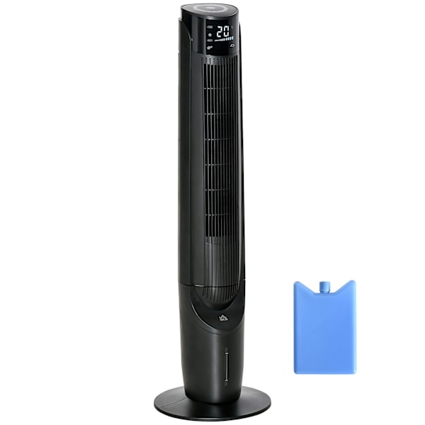 Rootz Column Fan Tower Fan - Air Cooler - 2 -in -1 fläkt - Remote Control, Timer, Swivel - 31,5 cm x 31,5 cm x 107 cm - Håll sval och bekväm