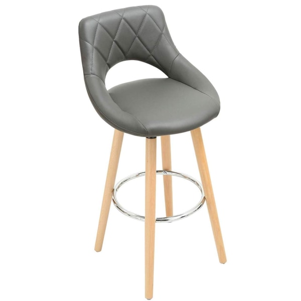 Rootz Set med 2 barstolar - Bänkstolar - Barnstolar - Bekväma sittplatser - Ergonomisk design - Snygg & mångsidig - Trä & konstläder - 96cm x 43cm x 4