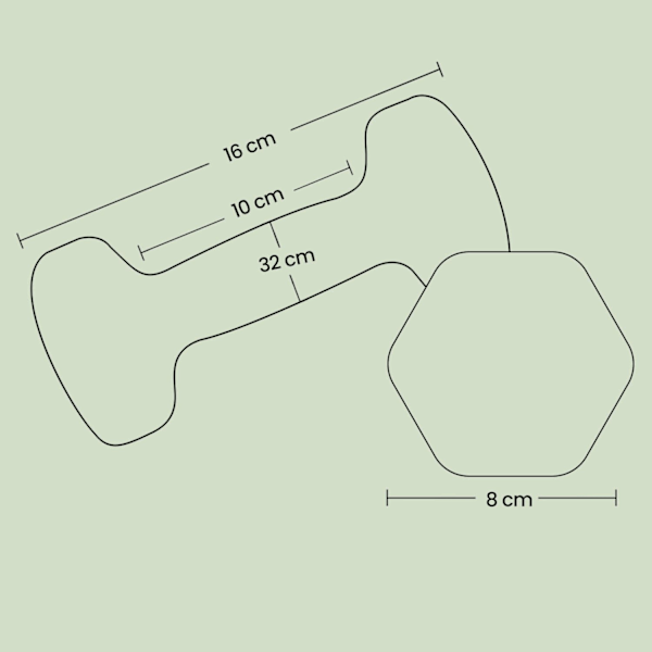 Rootz 2 set hantel - hanteluppsättning - neoprenbelagda vikter - styrka träning 16 cm x 8 cm - 2x2 kg